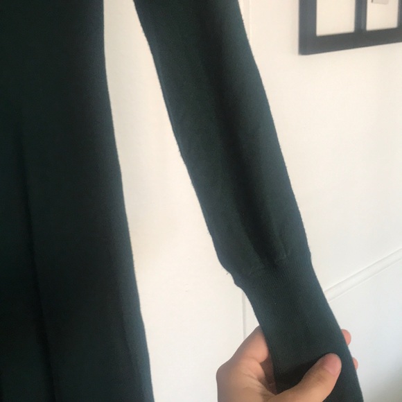 Zara Dresses Zara Green Sweater Dress Poshmark